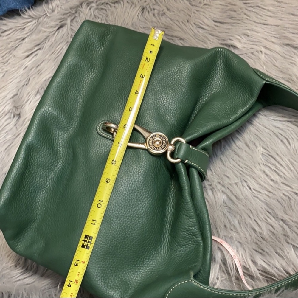 Dooney & Bourke large green hobo purse - Picture 10 of 11